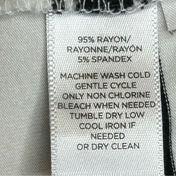 Loft Black/White Striped XS Long Sleeve Dress - Picture 10 of 13